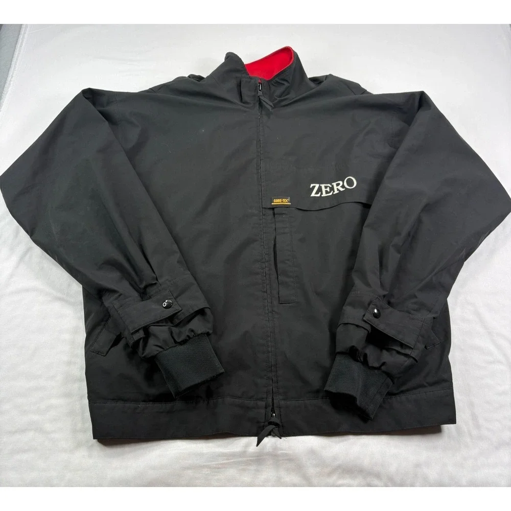 Zero Restiction Gore Tex Jacket Mens XL Black Golf Windbreaker Full Zip